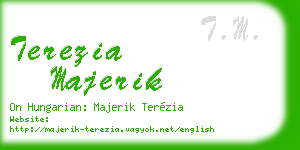 terezia majerik business card