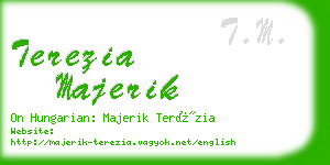 terezia majerik business card